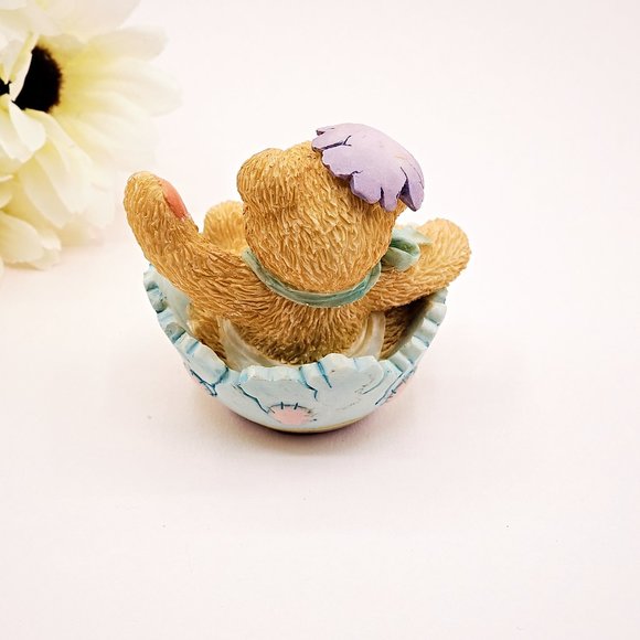 Cherished Teddies Figurines, Bear in Egg, Teddy Bear Collectibles - Picture 7 of 10